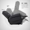 Esright Power Lift Recliner Chair for Elderly, Faux Leather