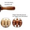 2 Pcs Wood Massage Roller Stick, Cellulite Muscle Roller Stick for Athletes