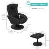 Relax and Recline in Style with the Electric Massage Recliner Chair and Ottoman Set! 🪑✨