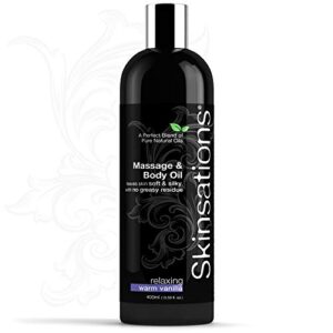 Skinsations - Vanilla Massage, Body Oil - 16oz