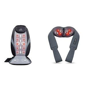 Massage Cushion with Heat Neck Shoulder Massager Bundle