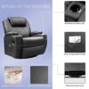 Homall Recliner Chair with Massage Single Living Room