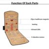 N \ A Comfier Massage Mat, Full Body Heating Massage Pad