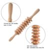 Liitrton Manual Wooden Fascia Massage Roller Trigger Points