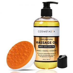 Anti Cellulite Massage Oil with Cellulite Massager- 100% Natural