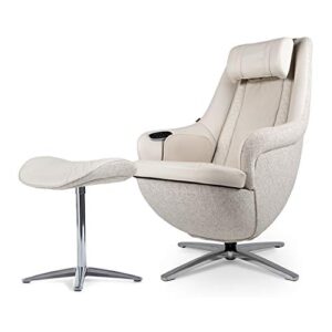Nouhaus Modern Massage Chair with Ottoman.