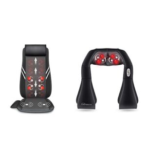 Snailax Shiatsu Back Massager for Chair Neck Massager Bundle