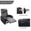 Homall Recliner Chair Padded PU Leather Home Theater