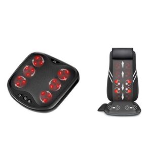 Snailax 2-in-1 Shiatsu Foot Massager Shiatsu Massage Chair Bundle