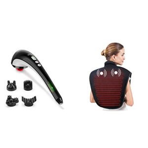 Snailax Cordless Handheld Back Massager - Rechargeable Percussion Massage