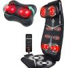 Zyllion Shiatsu Pillow Massager Chair Massage Pad