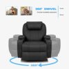 Pawnova PU Leather Chair with Massage Function