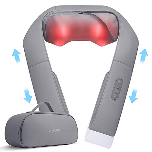 Naipo Neck Back Massager with Heat and Adjustable Strap