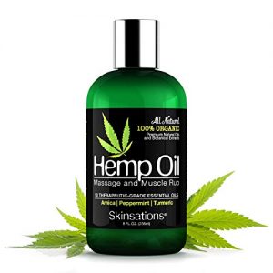 Skinsations – Hemp Oil Muscle Rub, Massage Oil