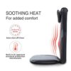 SNAILAX Shiatsu Back Massager with Heat - Gel Massage Nodes