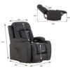 Massage Recliner Chair with Heat 360 Degree