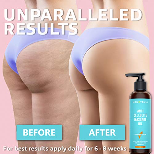 HoneyBull Anti Cellulite Cream Massage Oil (300mL) Skin