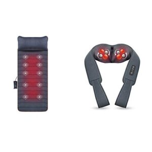 Massage Mat with Neck Massager Bundle | Heating Mat