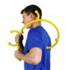 U-Shaped Back Massager for neck, shoulders, lower back, and feet with ergonomic design for pain relief