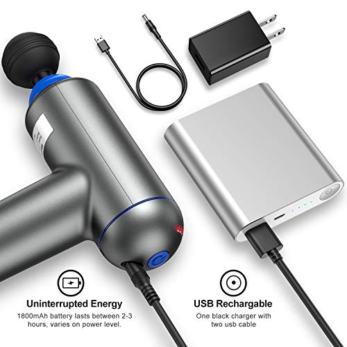 USB Rechargeable Handheld Electric Massager for Athletes