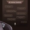 AI Voice Control Full Body Massage Chair Recliner with Stretching Function