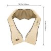 Heated Shiatsu Neck and Shoulder Massager: Your Relaxation Oasis in Beige