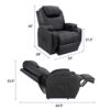 Homall Recliner Chair with Massage Single Living Room