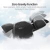 Ultimate Relaxation Awaits: Forever Rest Full Body Zero Gravity Electric Massage Chair with Foot Rolling and Built-in Heat - Unwind in Black Luxury