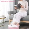Foot Spa Bath Massager with Heat Bubbles Vibration and 14 Massage Rollers