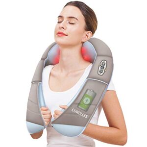 Snailax Cordless Neck Massager with Heat