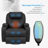 Pawnova PU Leather Chair with Massage Function