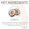 Bon Vital' Coconut Massage Oil Made with 100% Pure Coconut Oil