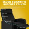 HCY Recliner Chair Massage Padded Wide Seat Sofa