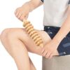 2 Pcs Wood Massage Roller Stick, Cellulite Muscle Roller Stick for Athletes