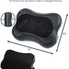 Zyllion Shiatsu Pillow Massager Chair Massage Pad