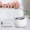oFlexiSpa Steam Foot Spa Bath Massager with Electric Rollers