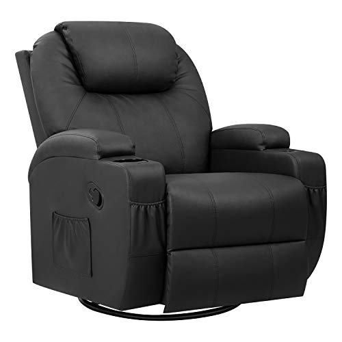 Pawnova PU Leather Chair with Massage Function