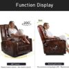 Massage Recliner Chair with Heated Massage Ergonomic