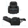Pawnova PU Leather Chair with Massage Function