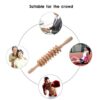 Liitrton Manual Wooden Fascia Massage Roller Trigger Points