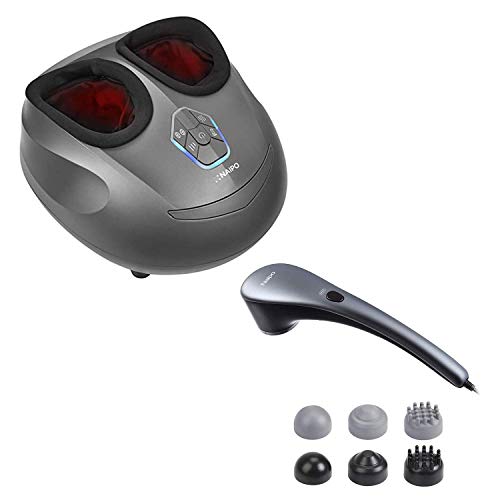 Naipo Handheld Back Massager with Heat, Deep Kneading