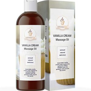 Vanilla Massage Oil for Massage Therapy with Jojoba Sweet Almond, Coconut Oil