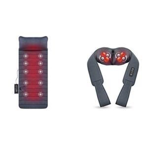 Memory Foam Massage Mat Neck Massager Bundle