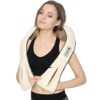 Ease muscle pain and tension with the Nekteck Back Neck and Shoulder Massager. This electric massager features 3D kneading and deep tissue shiatsu pressure, as well as warmth for added comfort. Use it in the office, car, or at home for convenient relief (Beige).