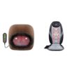 Snailax Shiatsu Massage Cushion with Heat Foot Massager Bundle