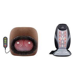 Snailax Shiatsu Massage Cushion with Heat Foot Massager Bundle