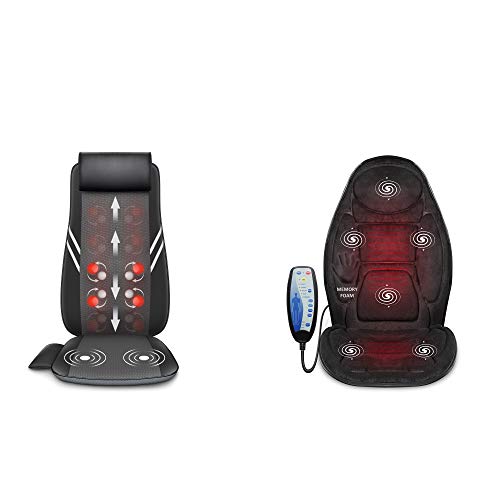 Snailax Shiatsu Back Massager for Chair with Warmth