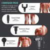 USB Rechargeable Handheld Electric Massager for Athletes