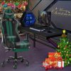 E-Sports Chair,Massage Gaming Chair, Ergonomic Gaming Chair