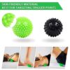 Cohotek 6PCS Massage Ball Roller Set, 2 Size Spiky Ball